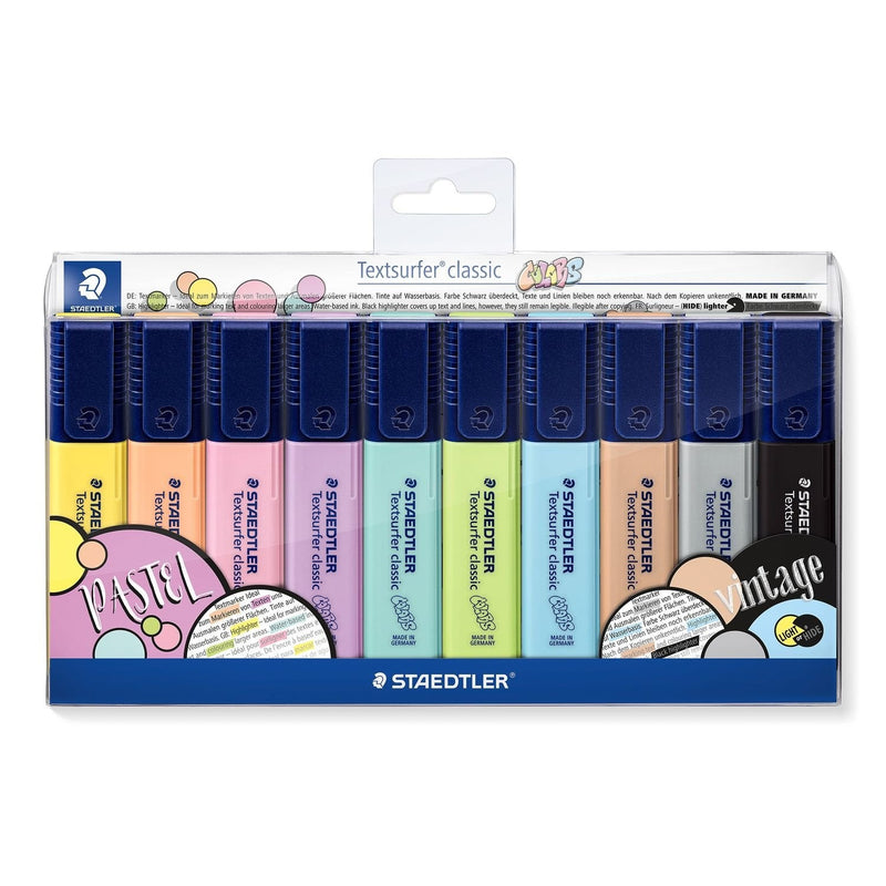 Staedtler Marcador Textsurfer Clas 10PCS Case