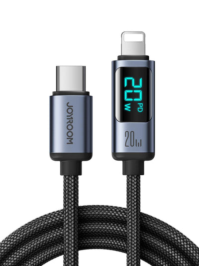 Joyroom Cable Type-c a Lightning With Screen LED — image 1