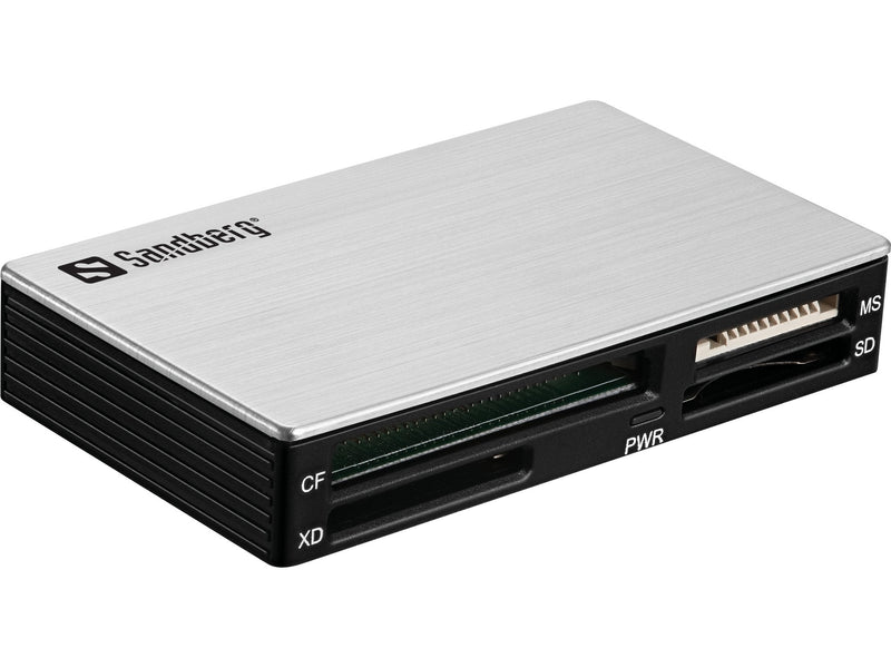 Sandberg Card Reader External USB 3.0 SD Xd Ms Cf MMC T-flash microSD M2 50CM USB Cable 3.0 Included