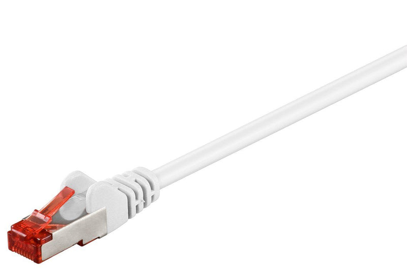 Goobay Network Cable S/FTP (pimf) CAT.6. White 0.5M