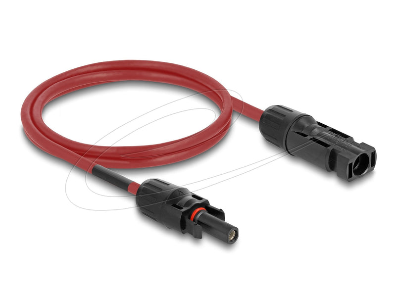 Delock DL4 Solar Cable 6MM² Connector Male a Female 1M Red