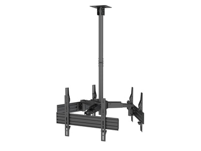 Equip Stand Ceiling Professional 3 Screens TV 32-65 - Tilt - Gestion Cables - Weight Max. 30KG X Stand - V — image 1