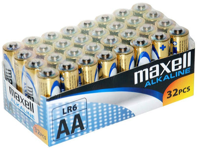 Maxell Batteries Alcalinas Aa - LR06- Pack 32 Units — image 1