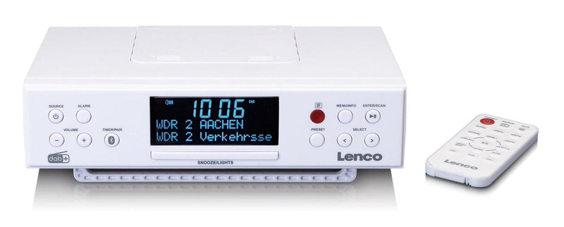 Lenco Radio KCR-190 White