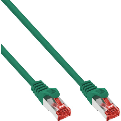 Inline® Network Cable S/FTP Pimf CAT.6 250MHZ Pvc Cca Green 3M — image 1