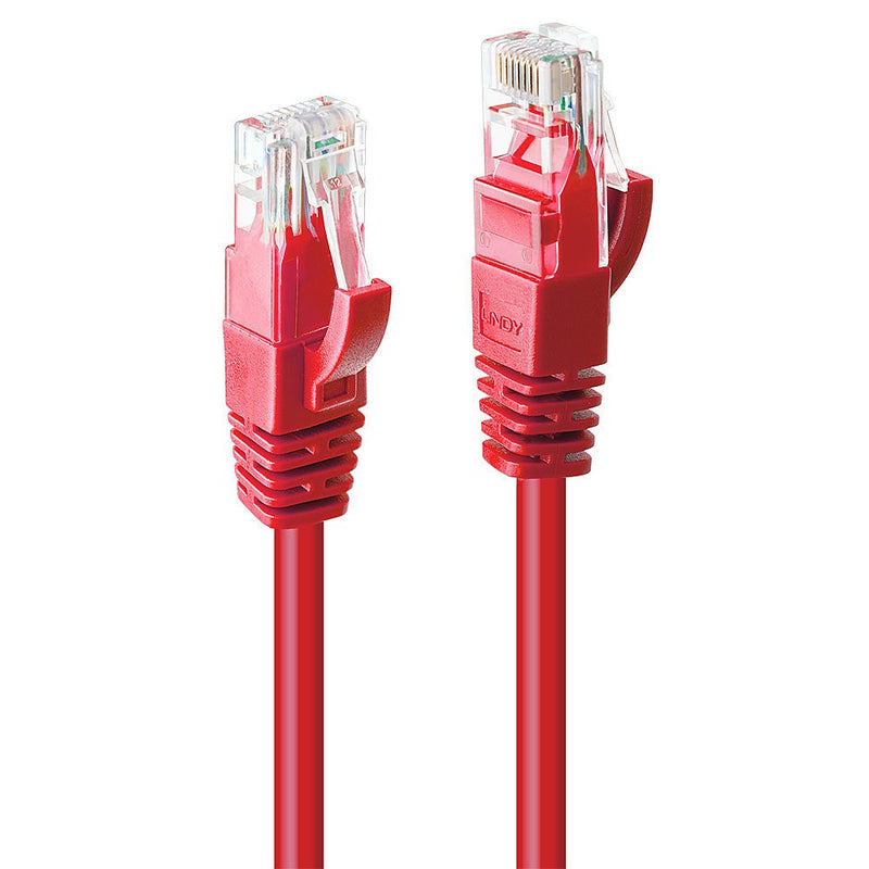 Lindy Network Cable CAT.6 U UTP ROJO5.00M