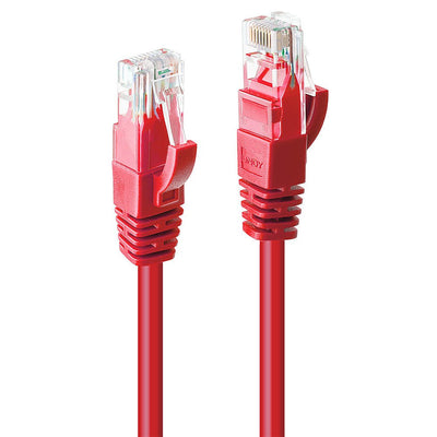 Lindy Network Cable CAT.6 U/UTP Red 2.00M — image 1
