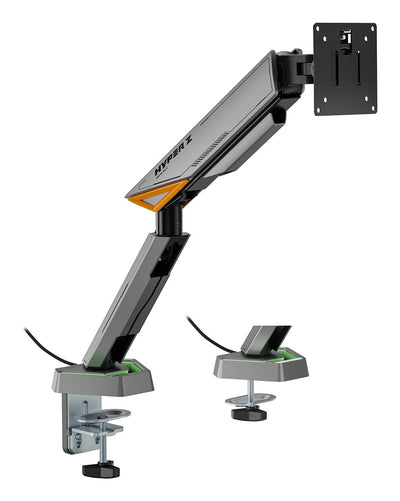 Aisens Desk Mount RGB Gaming Contrapeso Rotating And Tilt Monitor/TV 16KG (3 Pivots 1 Arm 17-49, Negro-gr — image 1