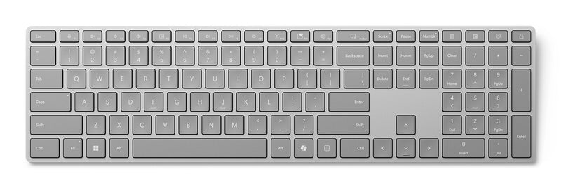 Microsoft Keyboard Surface Copilot Wireless Grey English