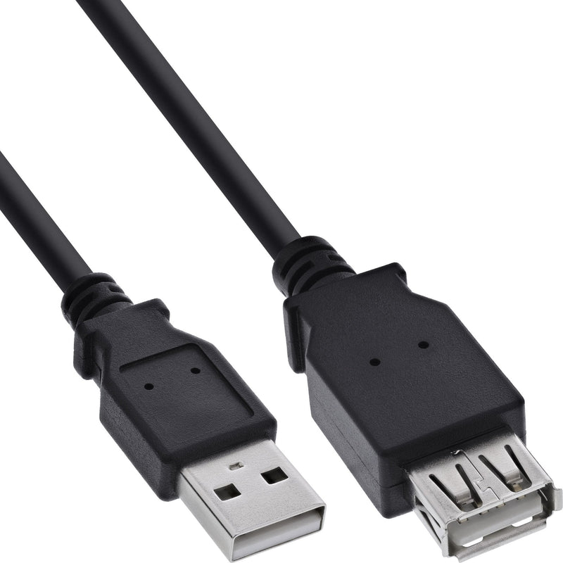 Inline Cable Extensión USB 2.0 Type a Male a Female Black 5M