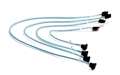 Supermicro 4 X Round Cable SATA 0,43M Black Blue White — image 1