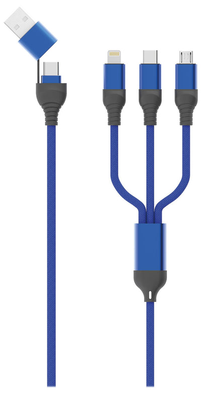 2GO Cable USB / Type C All In One Blue 120CM — image 1