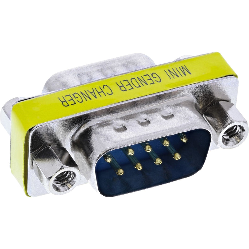 Inline Gender Changer Serial Adapter DB9 Male a Male