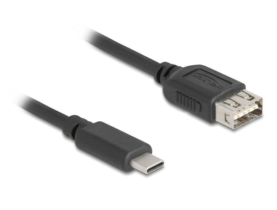 Delock 81537 USB Cable 2.0 USB Type-c™ Male a Easy USB Tipo-a Female 2M — image 1