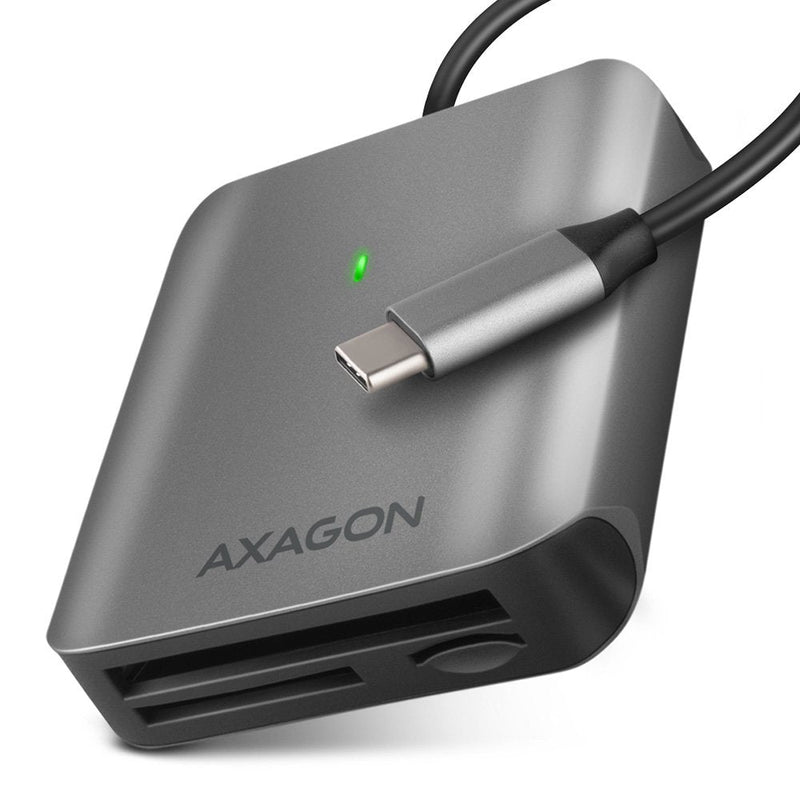 Axagon CRE-S3C Reader Card USB 3.2 Gen 1 (3.1 Gen 1) Type-c Grey
