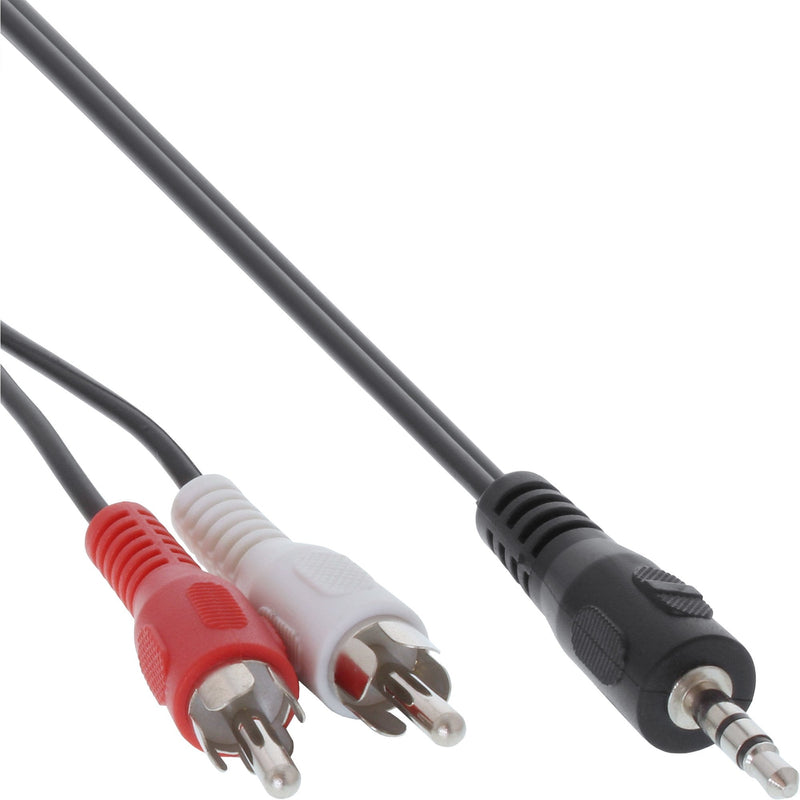 Inline Cable Audio 2X Rca Male a 3.5MM Stereo Male 2M