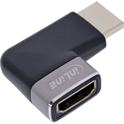 Inline® HDMI Adapter, HDMI a Plug / Socket 90° Right, 8K UHD — image 1