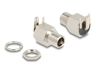 Delock Connector DC 5,5 X 2,5MM Female Angular 20V / 10A — image 1