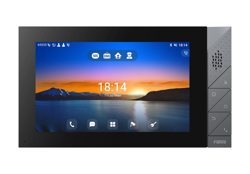 Fanvil Sip I55A Android Indoor Sistema Intercomunicación Video 17,8CM (7) Steel Inoxidable