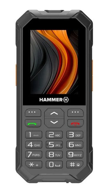Mobile Phone Rugerizado Hammer 6 2.4 4G Black
