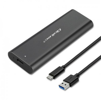Qoltec 50311 Box External Hard Drive External Enclosure Unit Estado Sólido (SSD) Black M.2 — image 1