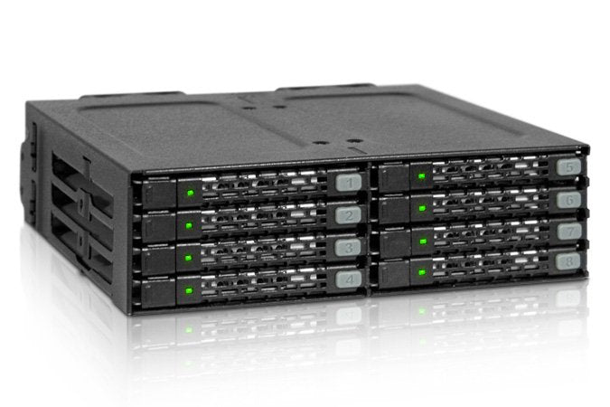 Icy Dock MB998SP-B Panel Bahía Hard Drive Black