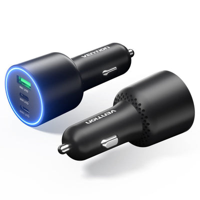 Vention Car Charger FFPB0 2x USB- Type-c 1x USB 165W — image 1
