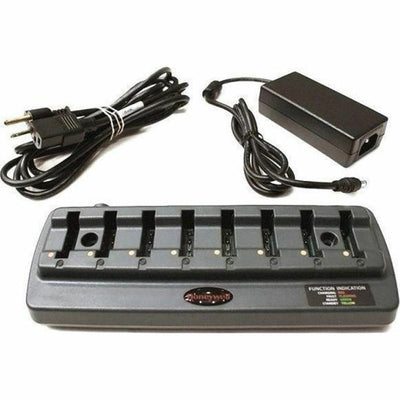 8 Bay Battery Charger With - Power Supply [no Power Cord - Included] — image 1