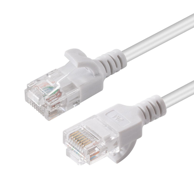 Microconnect V-UTP6A01W-SLIM Network Cable White 1M CAT.6A U/UTP (UTP)