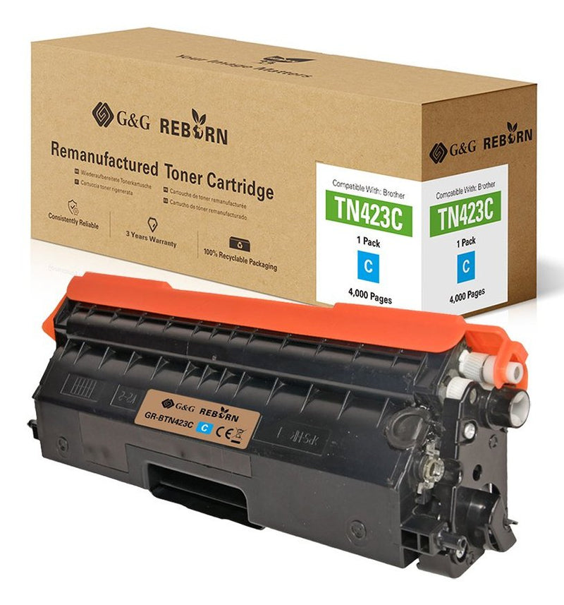 G&g Toner Reborn Compatible With Brother TN-423C
