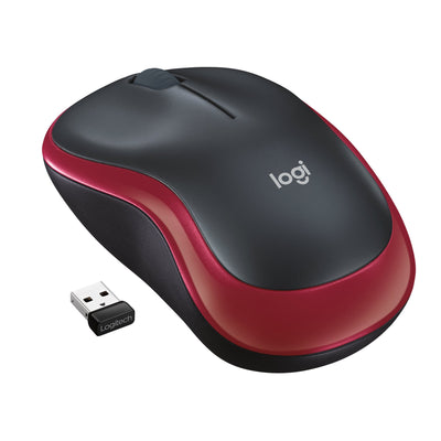 Logitech Mouse M185 Wireless Red 910-002237 — image 1