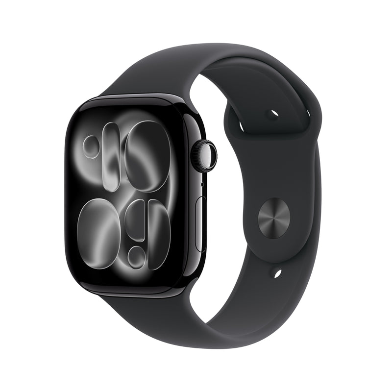 Apple Watch Series 11 GPS Cellular 46MM Box Of Aluminium Black Strap Deportiva Black S M