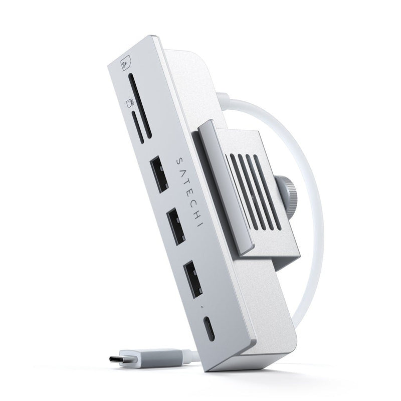 Satechi Aluminum USB-C Clamp Hub Pro Apple Imac (6 In 1), Silver St-ucichs