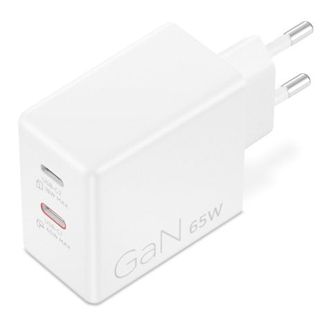Lenovo Accessories Dual USB-C 65W GaN Power Adapter Wh-eu — image 1