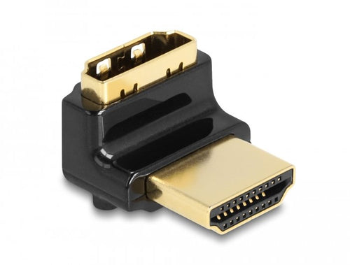 Delock HDMI Adapter Connector Male a Female 90° Arriba Angulado 8K 60 HZ Metal — image 1