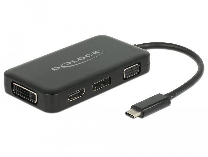 Delock Adapter USB Type-c™ - VGA, Hdmi, DVI Or DisplayPort