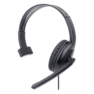 Manhattan Headphones Mono Usb, Black — image 1