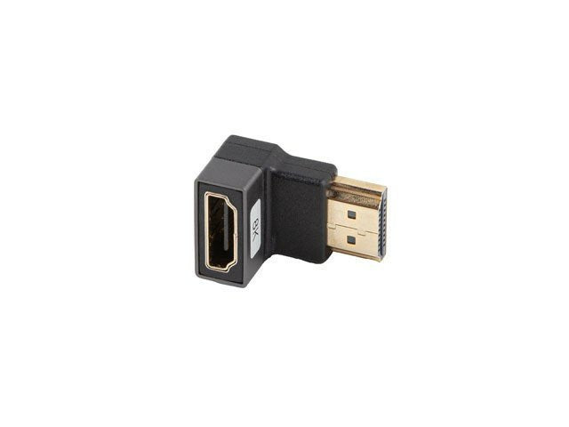 Lanberg Adapter 8K Hdmi(m) a Hdmi(h) Angulo Abajo Aluminium Silver