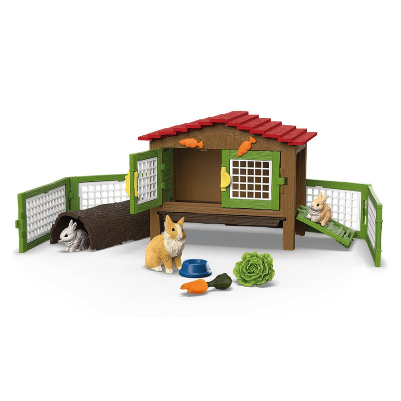 Schleich Figura Juguete Conejera Farm World 42728