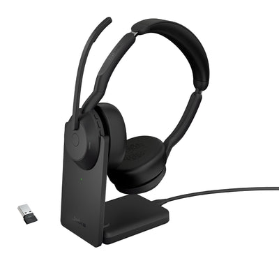 Jabra EVOLVE2 55 Uc Stereo Headphones Wireless Bluetooth Black — image 1