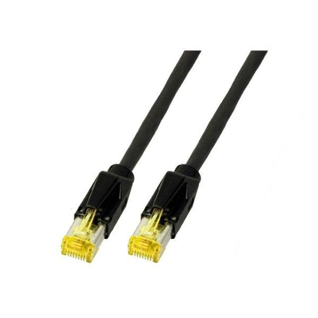 Efb RJ45 Network Cable CAT.6A S FTP Pur CAT.7 Rohcable TM31 Black 0,5M