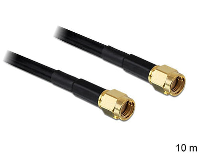 Delock Cable Antenna Rp-sma Male Rp-sma Male LMR195 10M — image 1