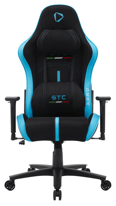 Chair Gaming Onex Stc Alcantara Serie L - Black Blue — image 1