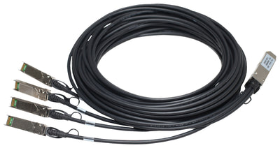 Hewlett Packard Enterprise X242 Qsfp 4X10G Sfp + 3M Dac Network Cable Black — image 1