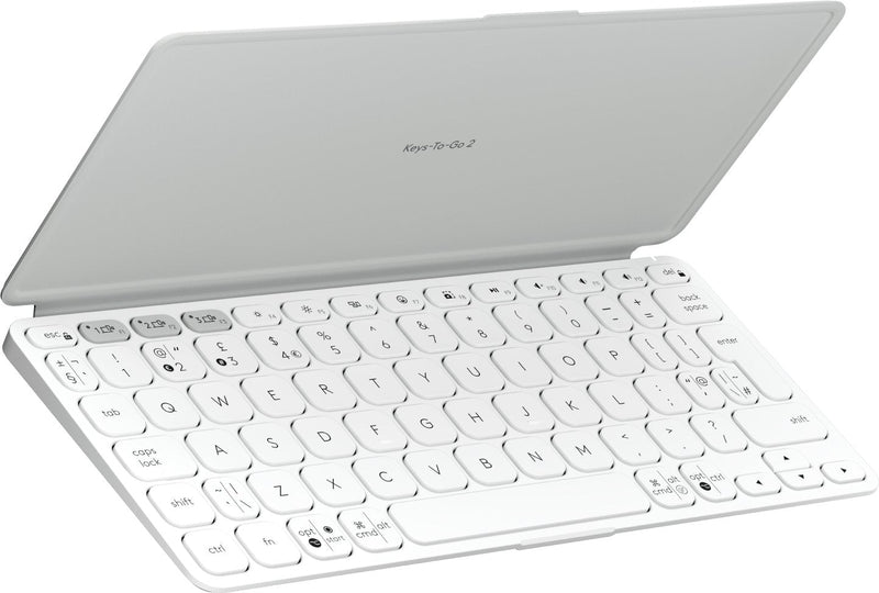 Logitech Keyboard English Keys-to-go 2 Universal Bluetooth QWERTY Ee.uu. White