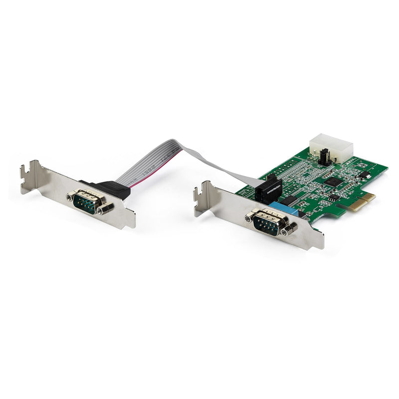 StarTech.com Card PCIE Serie 2 Ports RS232 With Uart 16950 - Pci Express Serial - 921,4KBPS - Compatible With