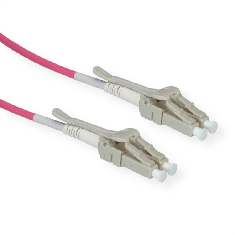 Roline Lwl-cable 50 125M OM4, Lc Lc, Low-loss-stecker, Violett, 7M