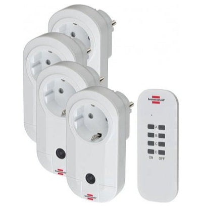 Brennenstuhl Set Of Switches Inalámbricos Comfort-line CE1 4001, Socket Power 1507050 — image 1