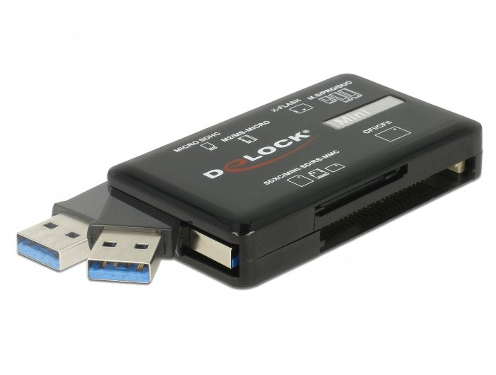Delock Card Reader External Superspeed USB Cf / SD / microSD / Ms / M2 / Xd