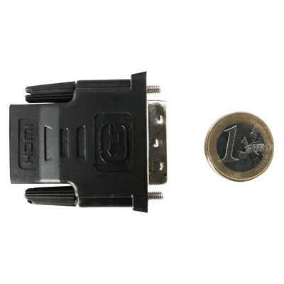 Techly Adapter DVI-d - HDMI M/F Black — image 1